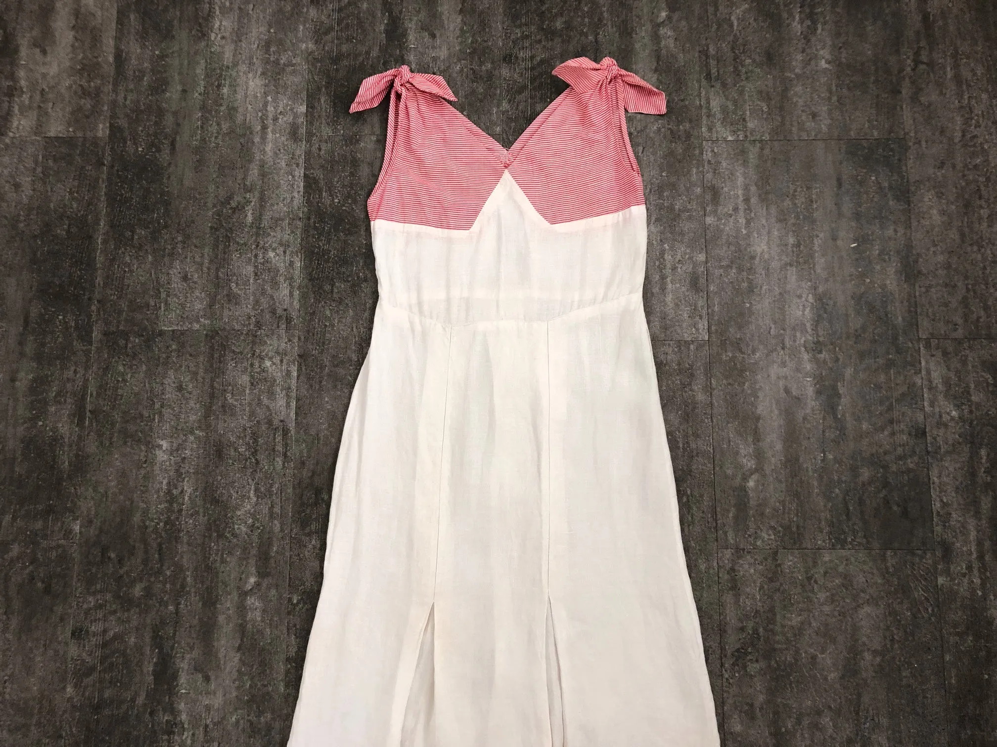 Early 1930s sportswear dress . vintage 30s dress