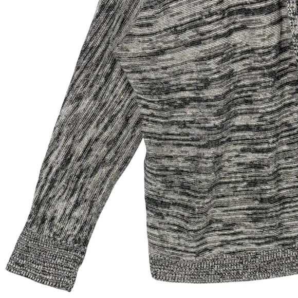 Eileen Fisher Sweater Womens Small Lightweight Boxy Linen Knit Open Cardigan