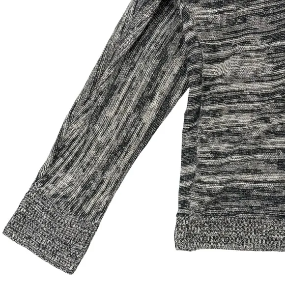 Eileen Fisher Sweater Womens Small Lightweight Boxy Linen Knit Open Cardigan