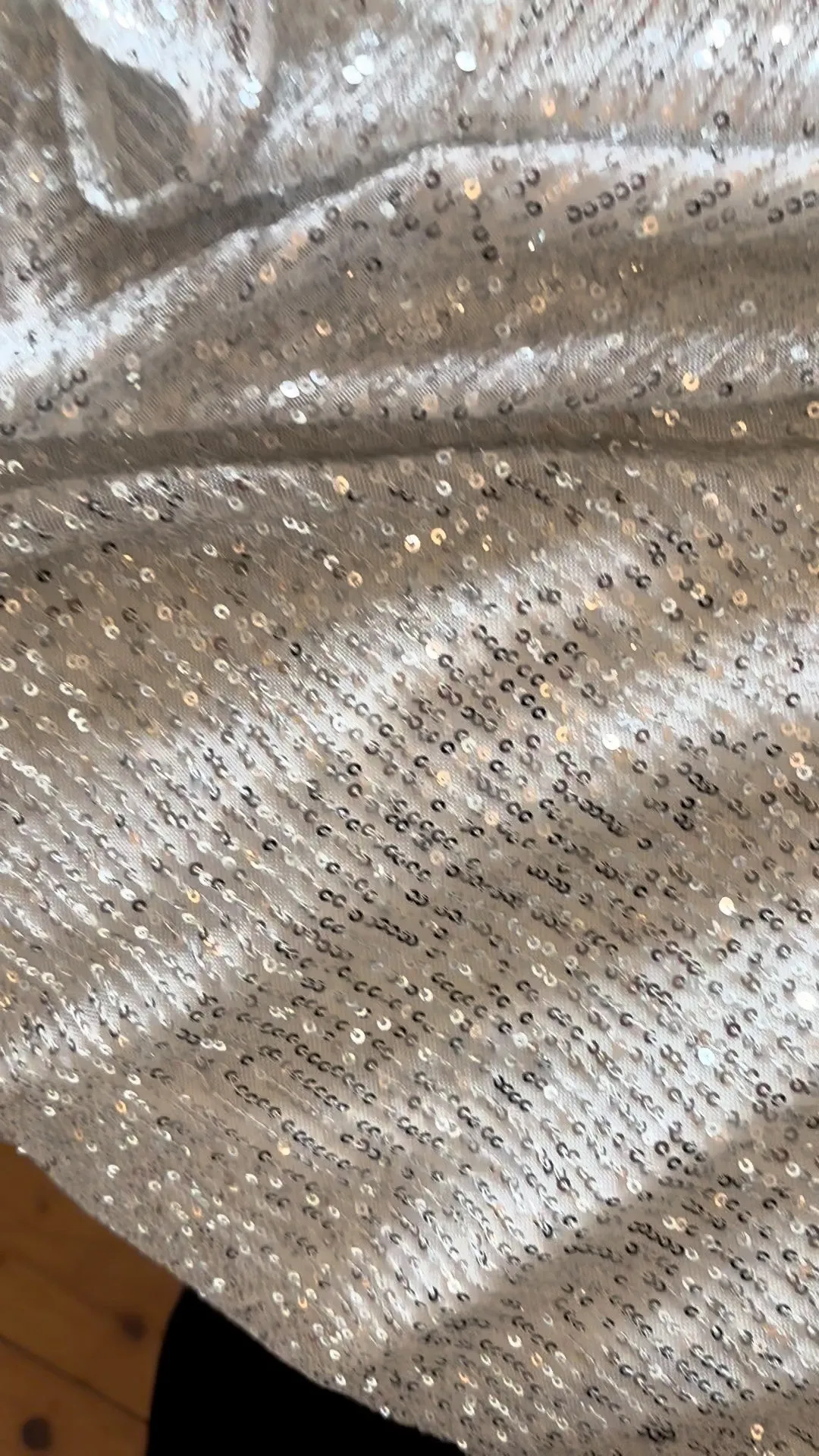 Elegant One-Shoulder Vertical Sequin Mesh Cocktail Dress