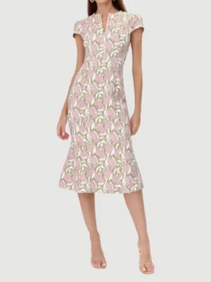 Eris Jacquard Midi Dress