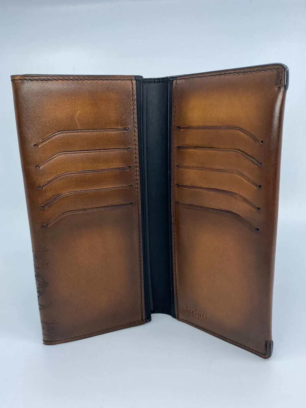 Espace Scritto Leather Long Wallet
