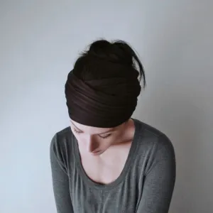 ESPRESSO BROWN Head Scarf