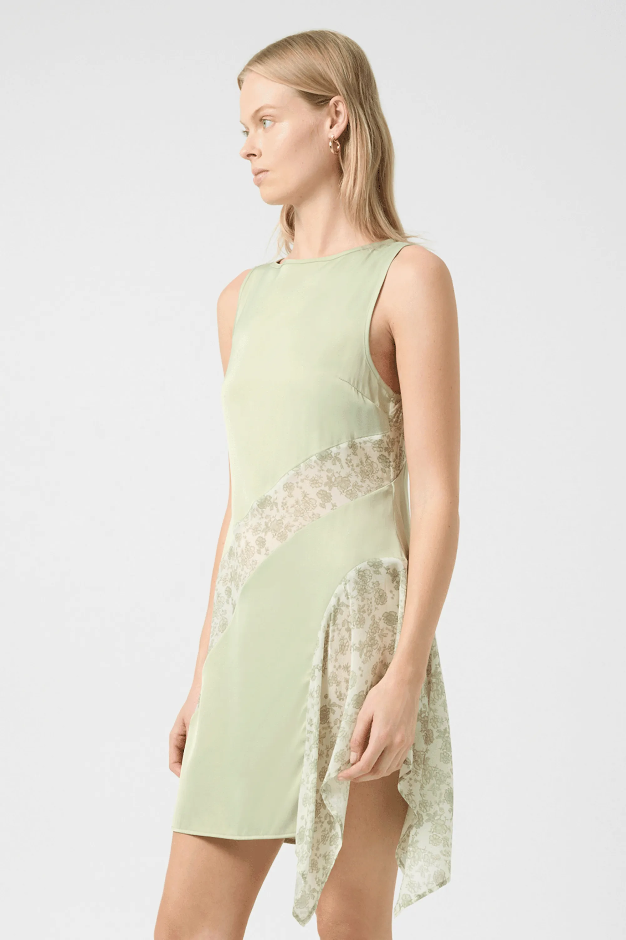 ESSENCE PANELLED MINI DRESS | NOSTALGIA FLORAL