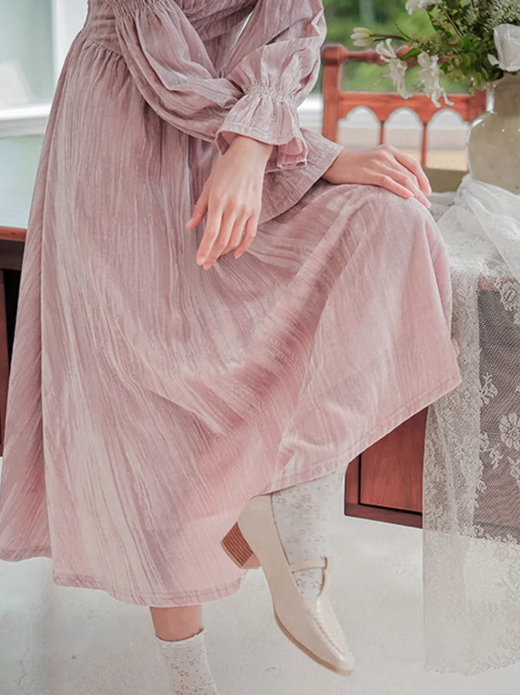 Ethereal Rosewood Gown