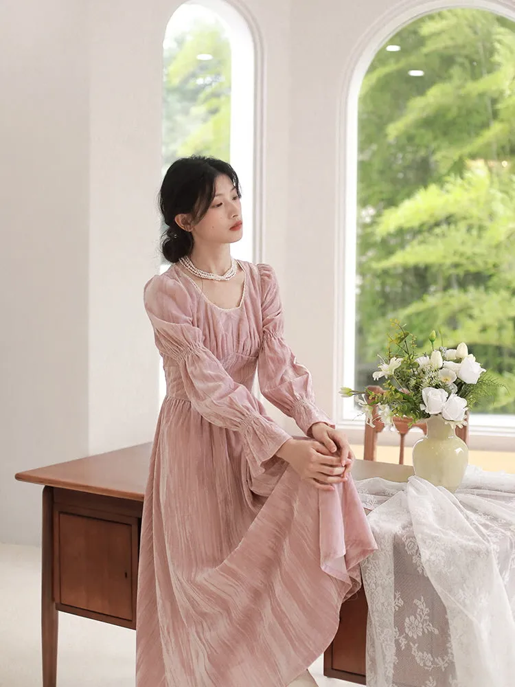 Ethereal Rosewood Gown