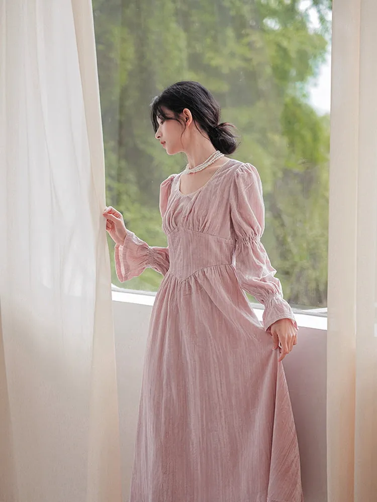 Ethereal Rosewood Gown