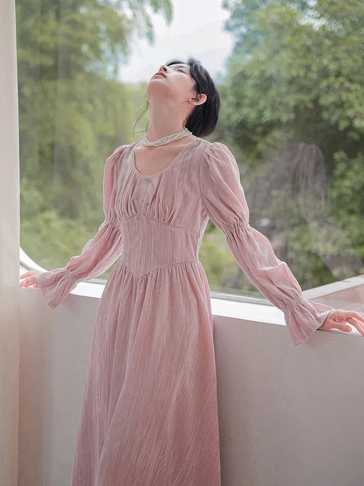 Ethereal Rosewood Gown