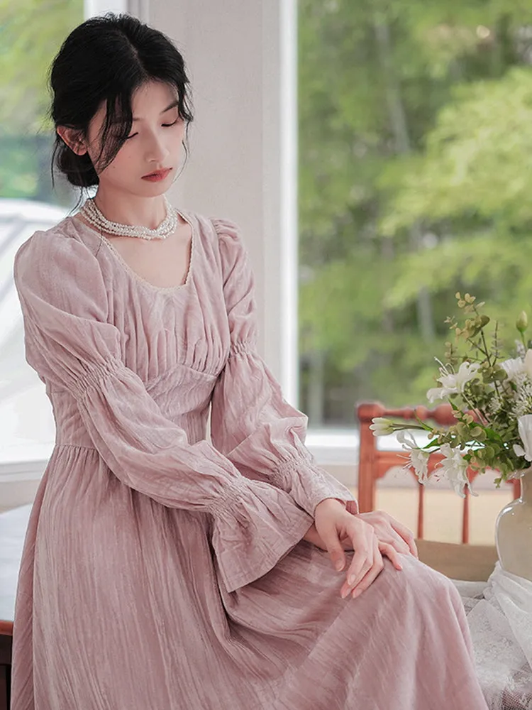 Ethereal Rosewood Gown