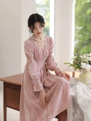 Ethereal Rosewood Gown