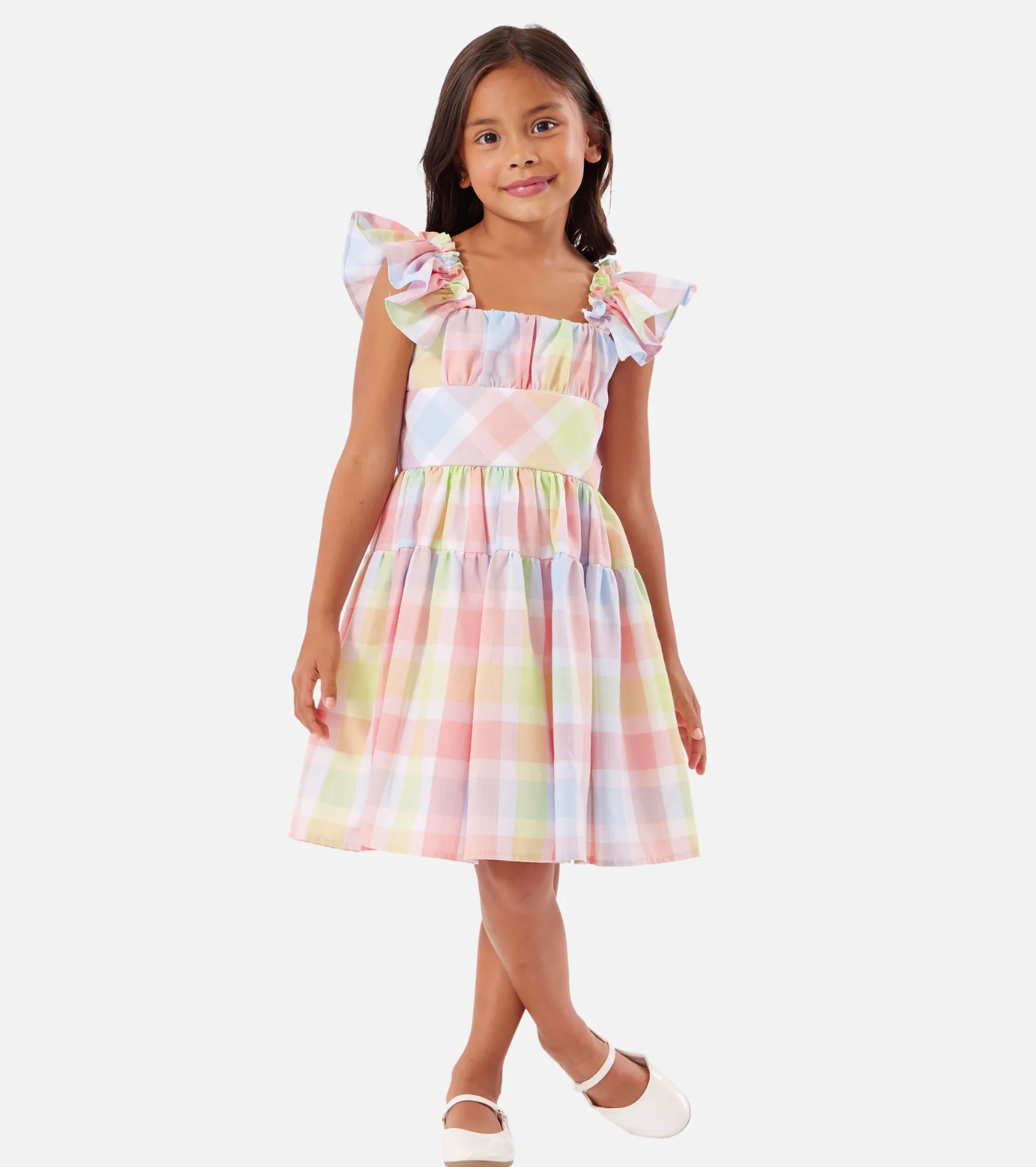 Eva Flutter Sleeve Dress
