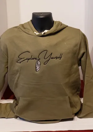 Explore Yourself Green(Military Stylez)Hoodie