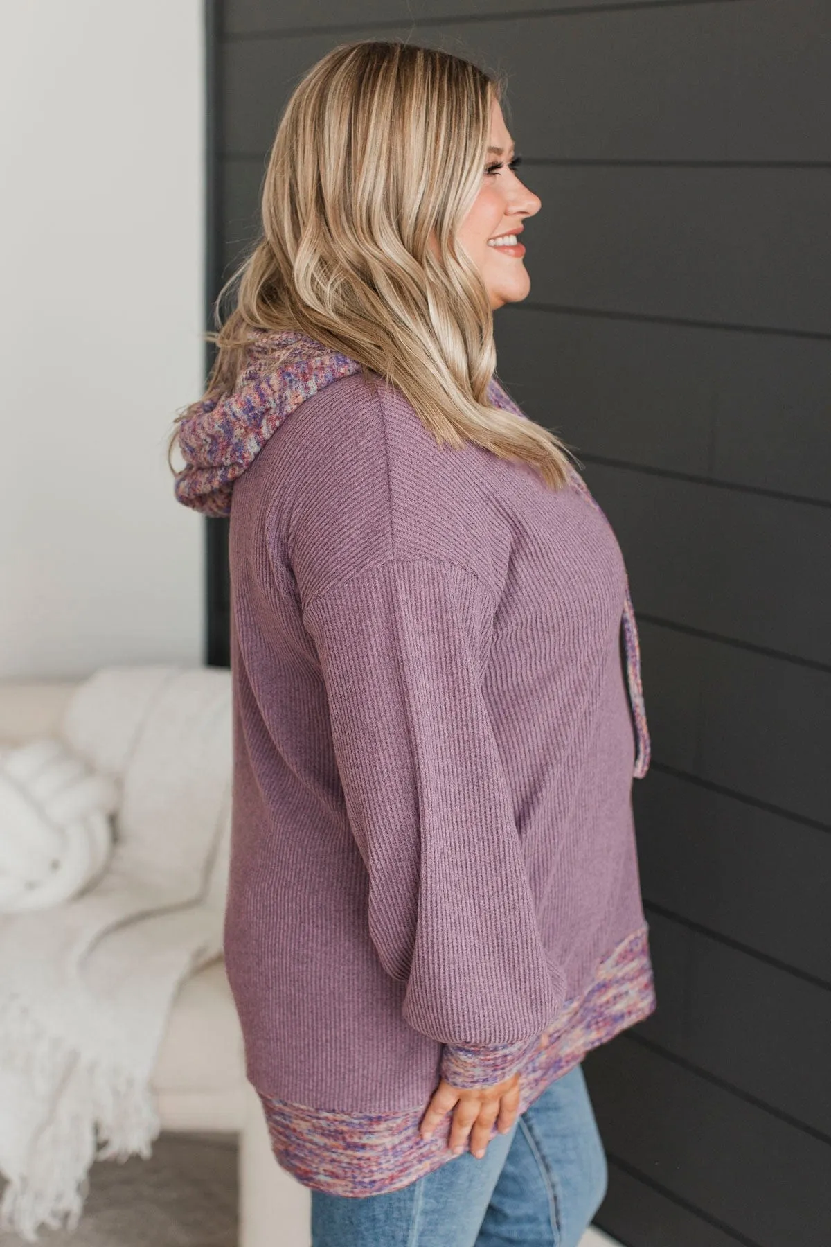 Extraordinary Love Lightweight Hoodie- Dusty Lavender