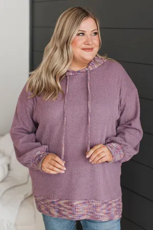 Extraordinary Love Lightweight Hoodie- Dusty Lavender