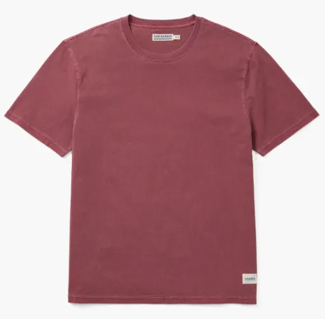 Fair Harbor The Saltaire Short Sleeve Tee - Crimson
