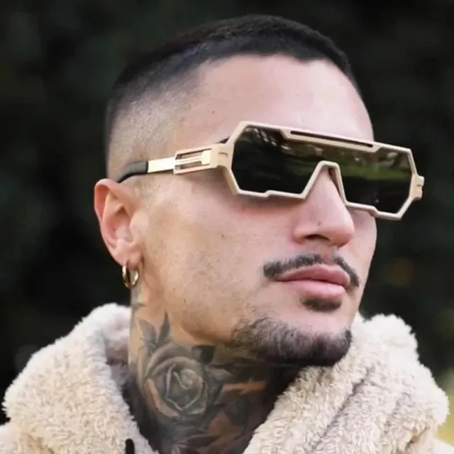 Fashion wraparound Vintage sunglasses
