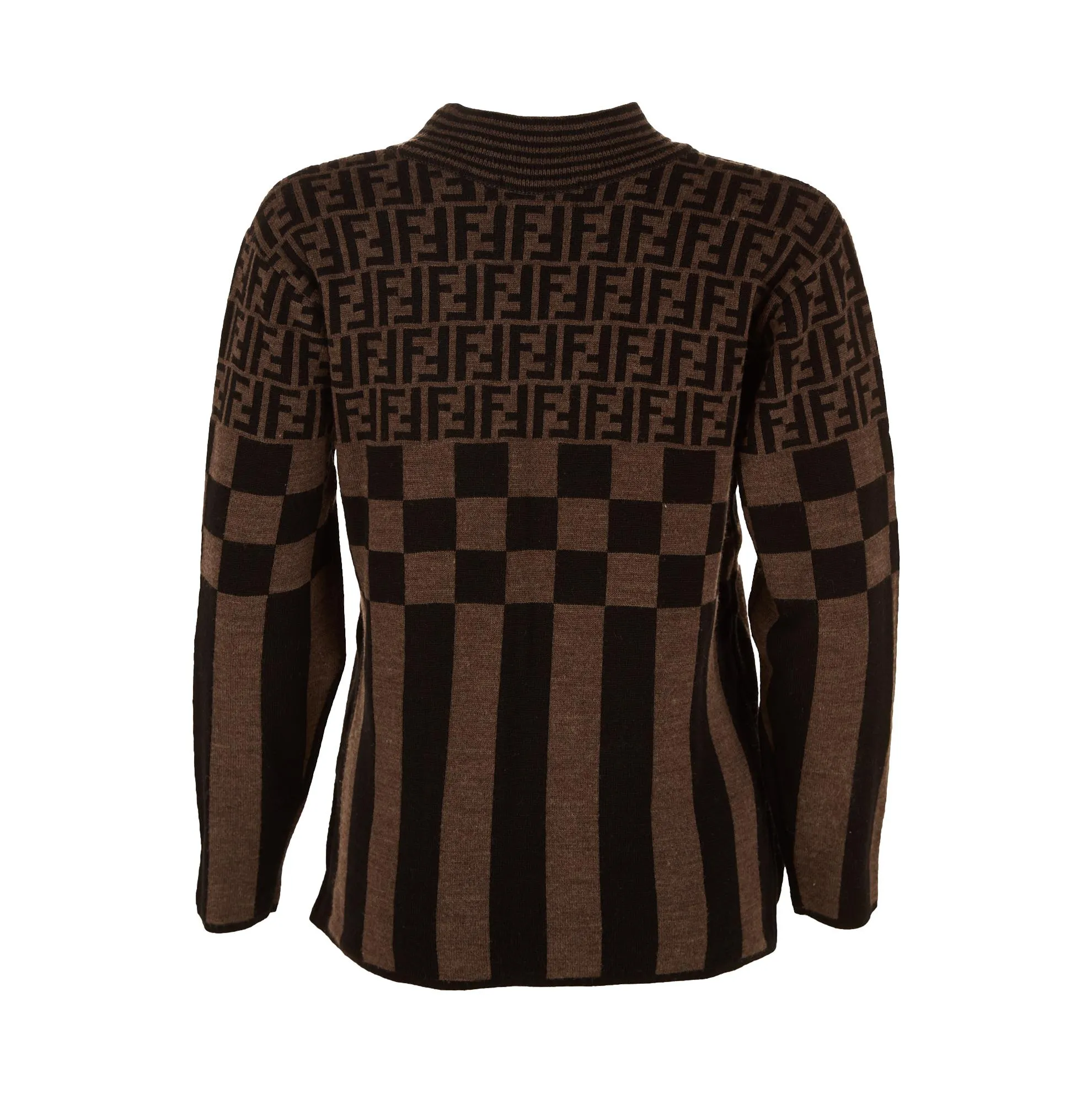 Fendi Grey Logo Sweater