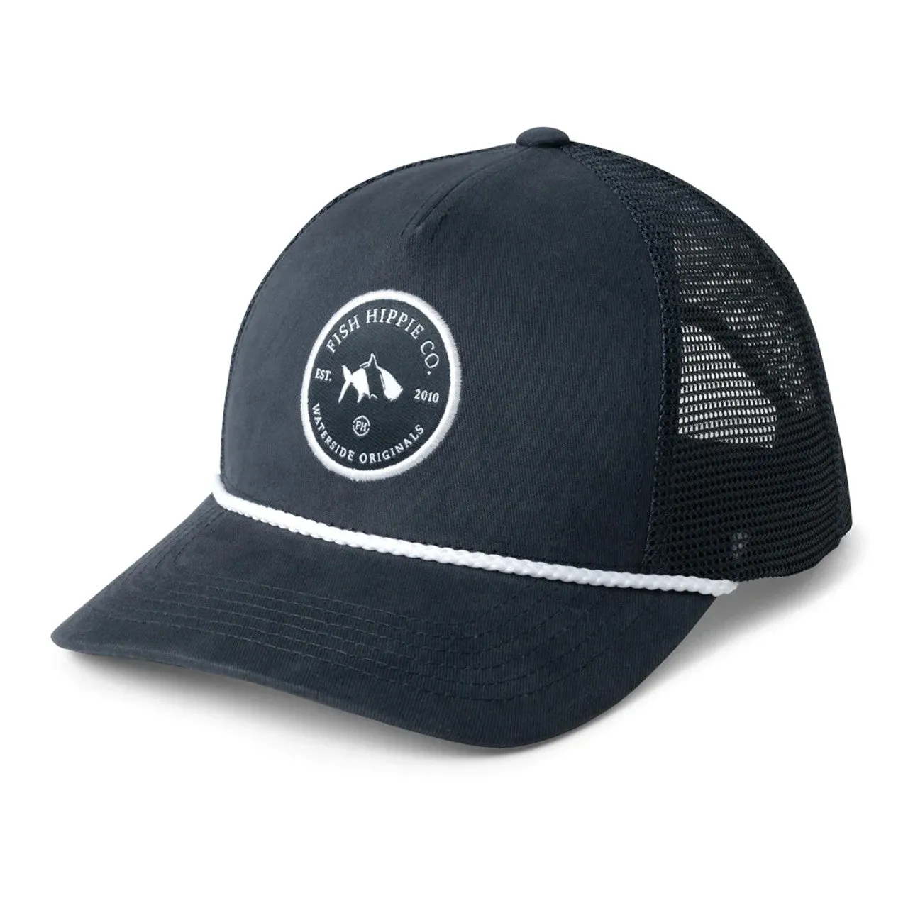 Fish Hippie Shiftless Trucker Hat (Grey)