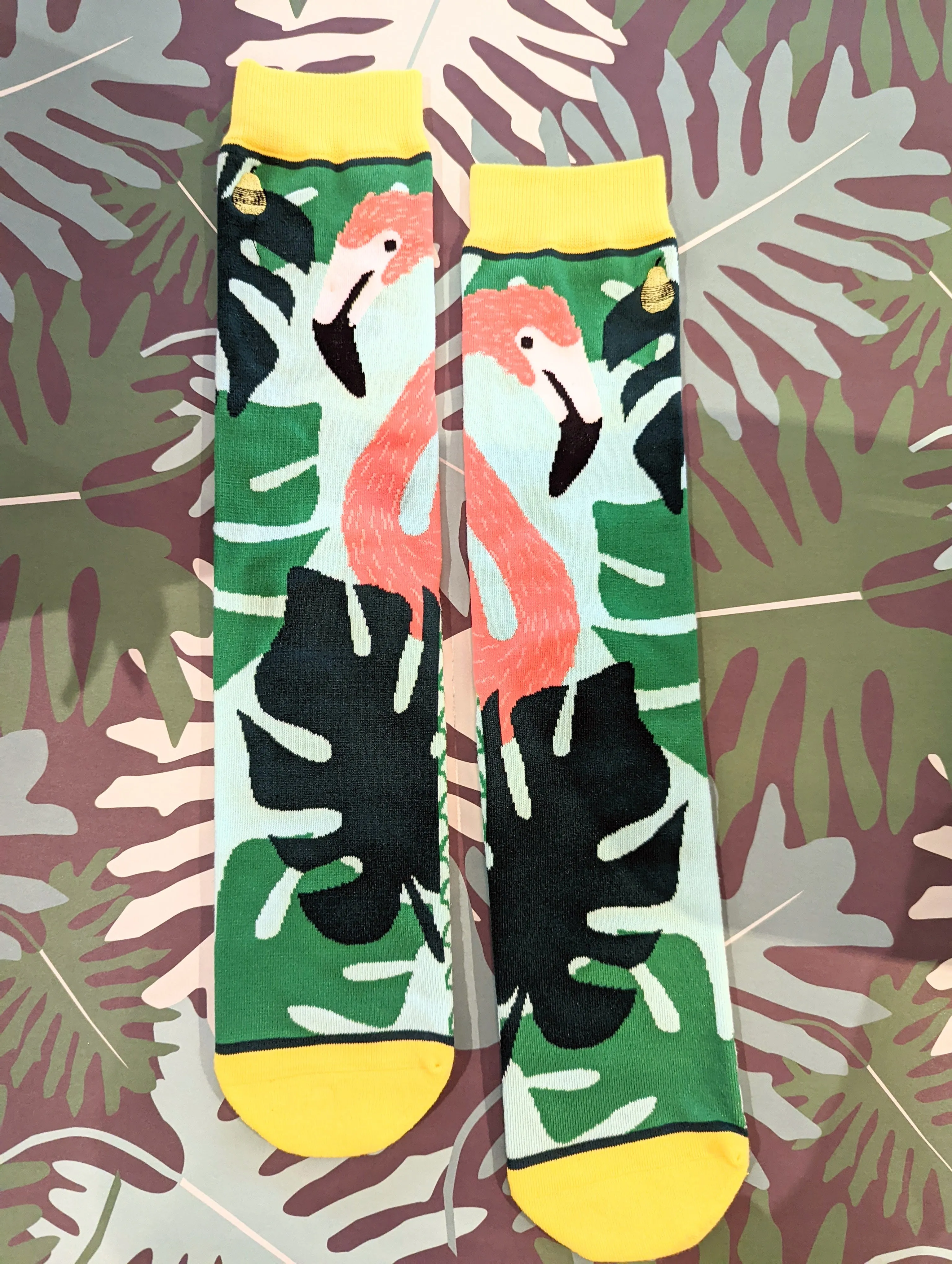 Flamingo Men's Crew Socks