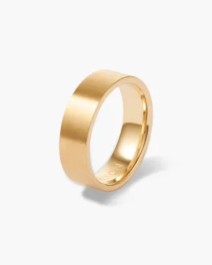 Flat Comfort Fit Wedding Band - 7mm