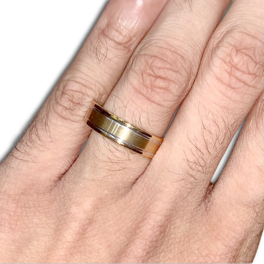 Flat Edge Carved Band