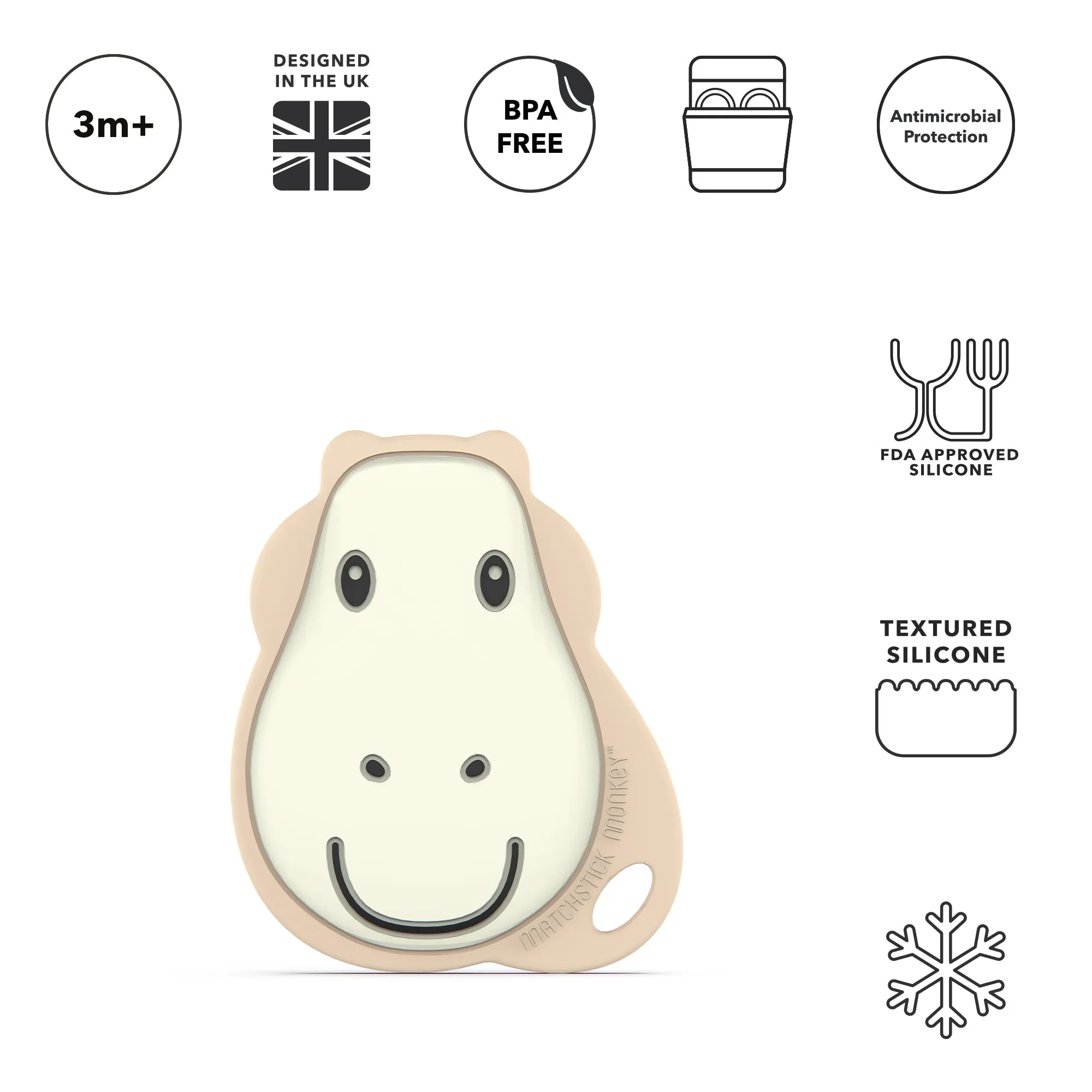 Flat Giraffe Teether