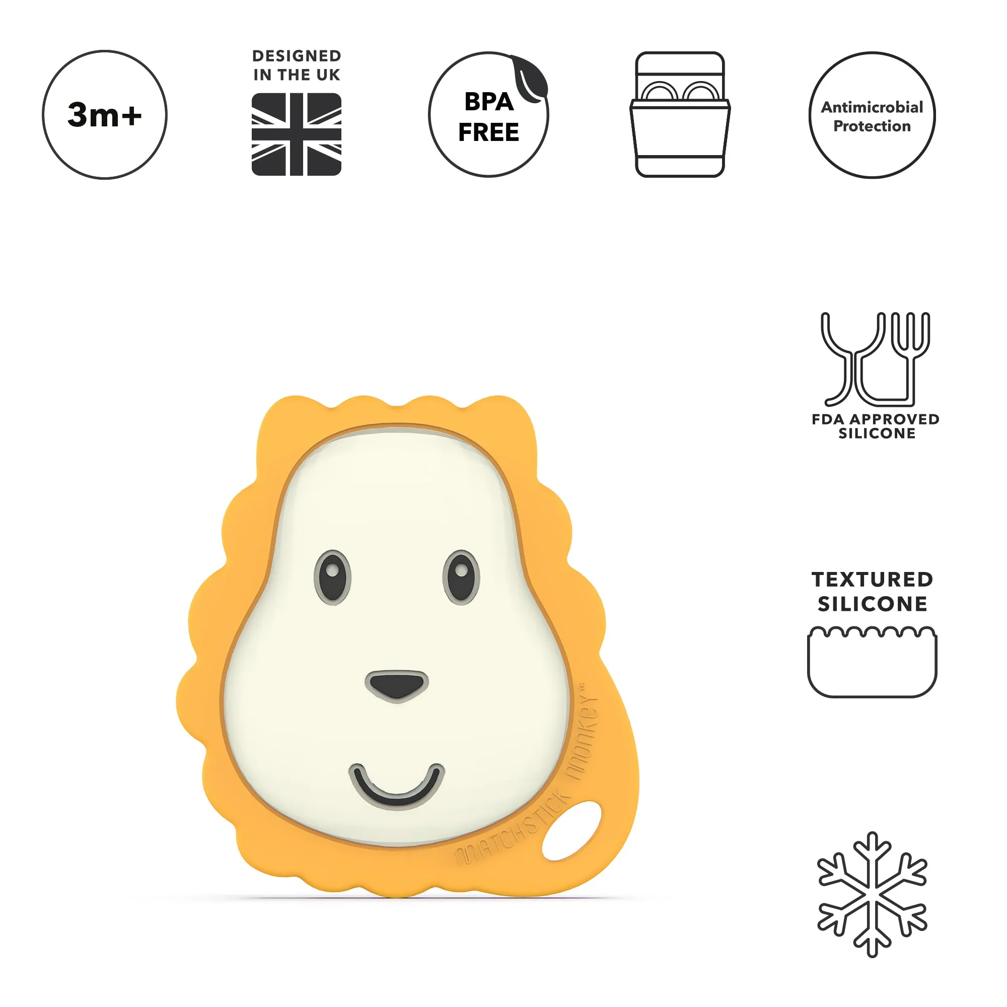 Flat Lion Teether