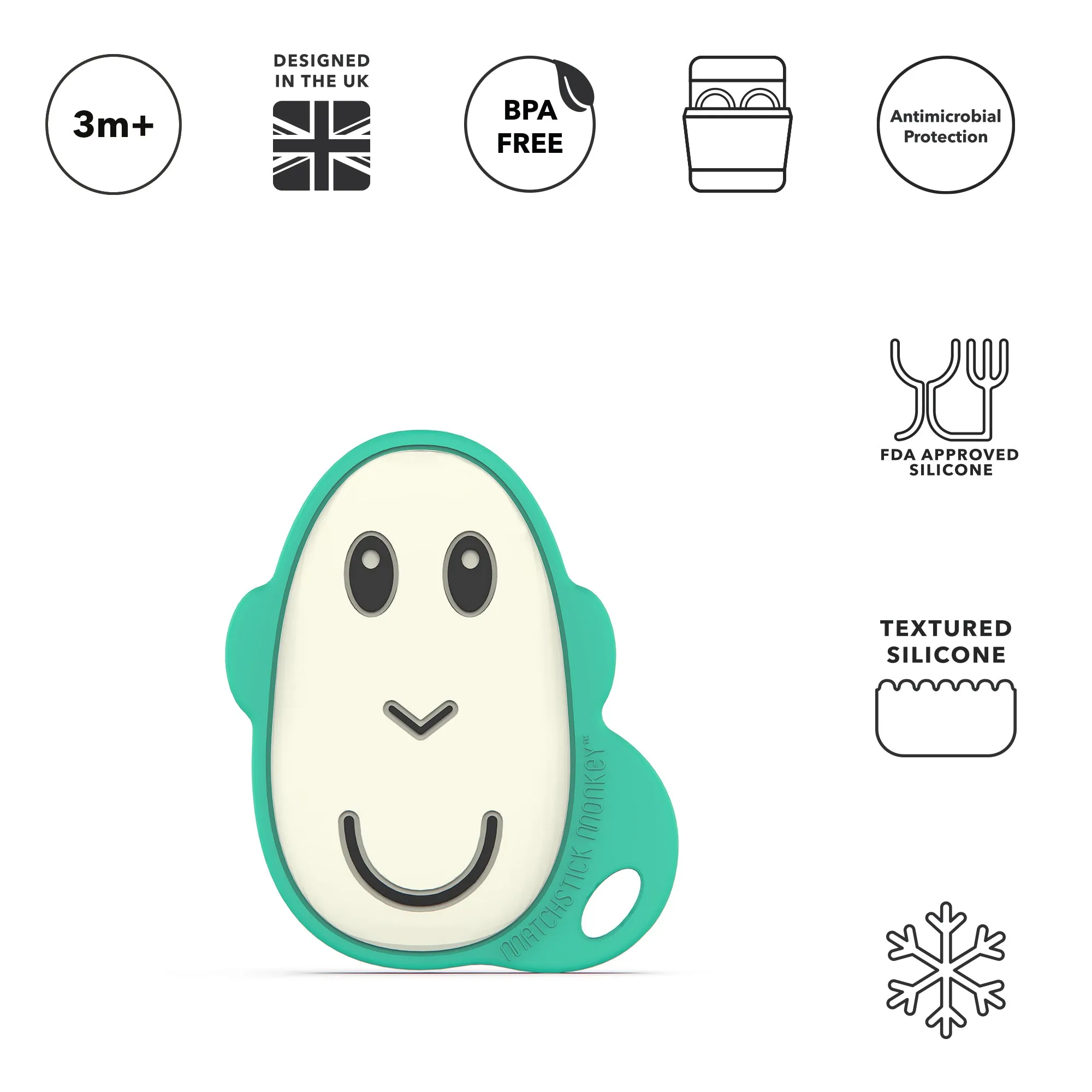 Flat Monkey Teether