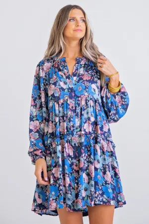 Floral Vintage 70's Dress