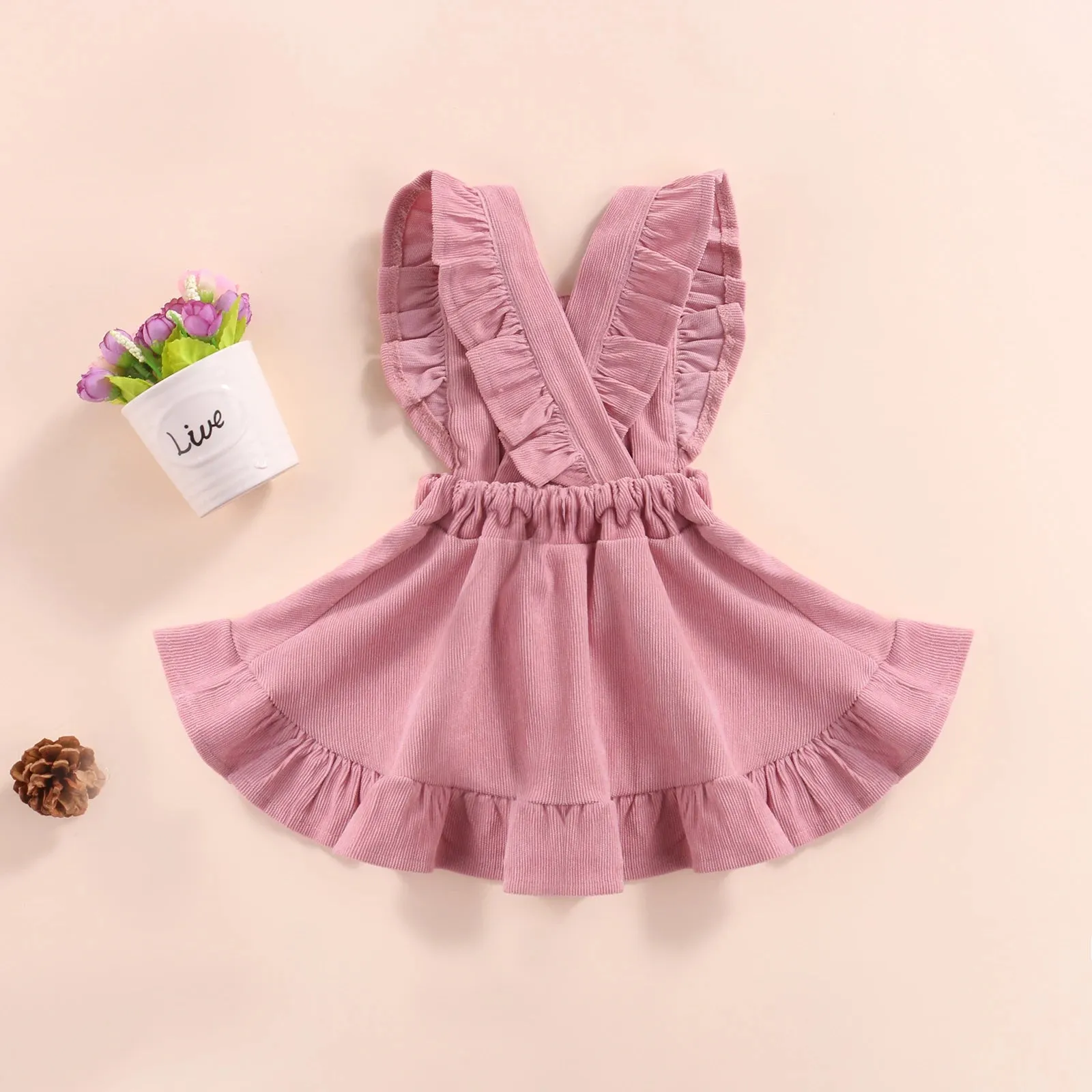 Flower Embroidered A-line Princess Dress