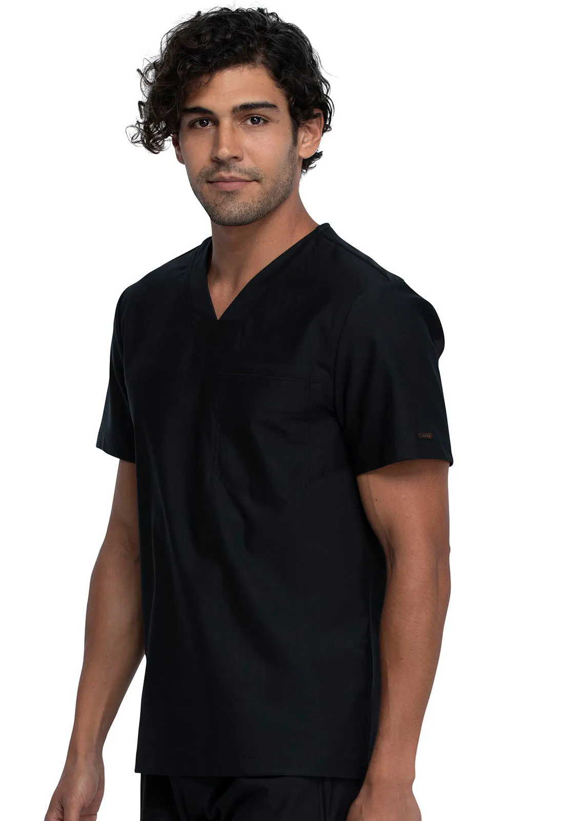 Form CK885 Men's Tuckable V-Neck Top Black