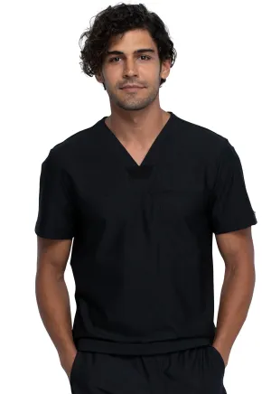 Form CK885 Men's Tuckable V-Neck Top Black
