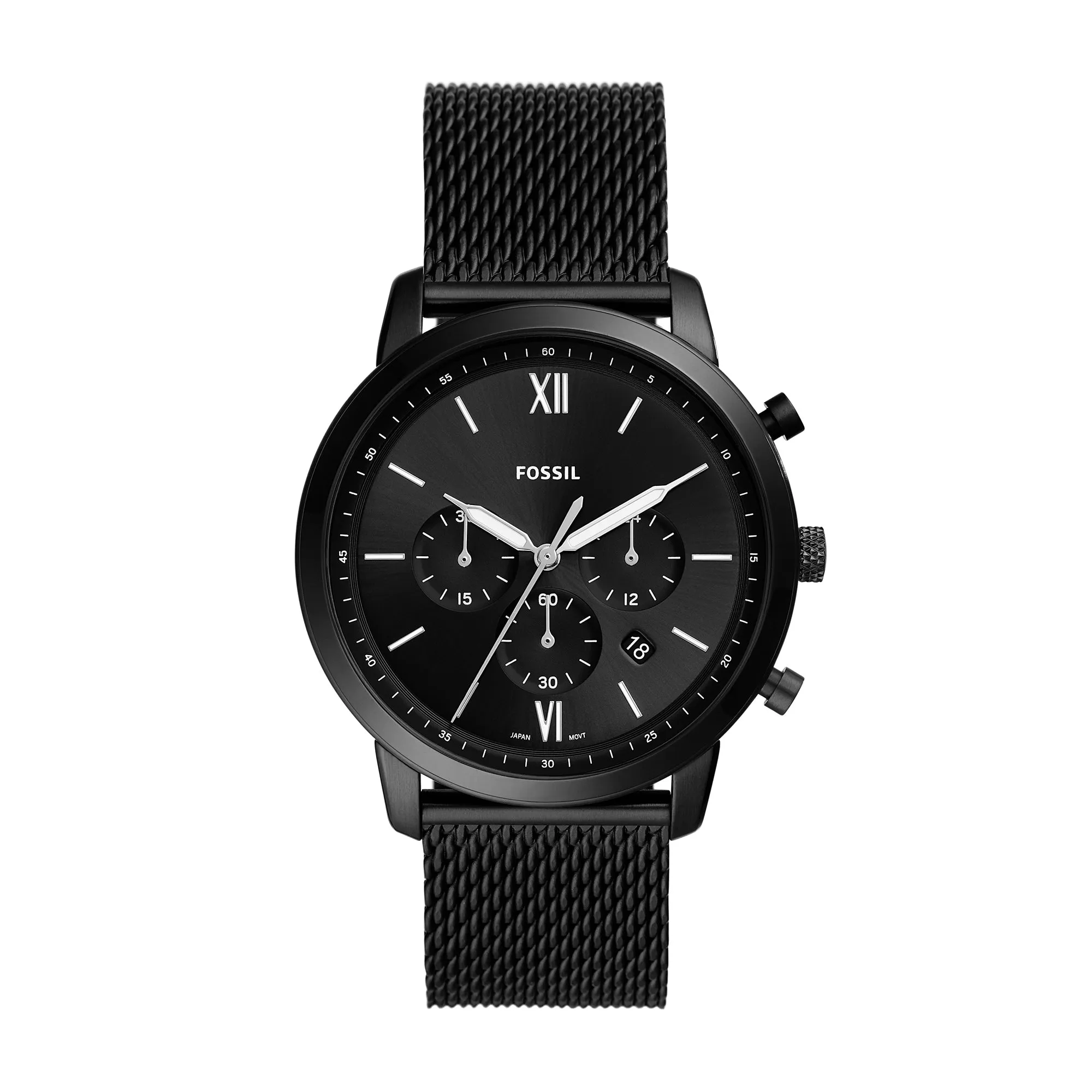 Fossil Analog Men's Watch Stainless Steel Metal Bracelet - FS5707
