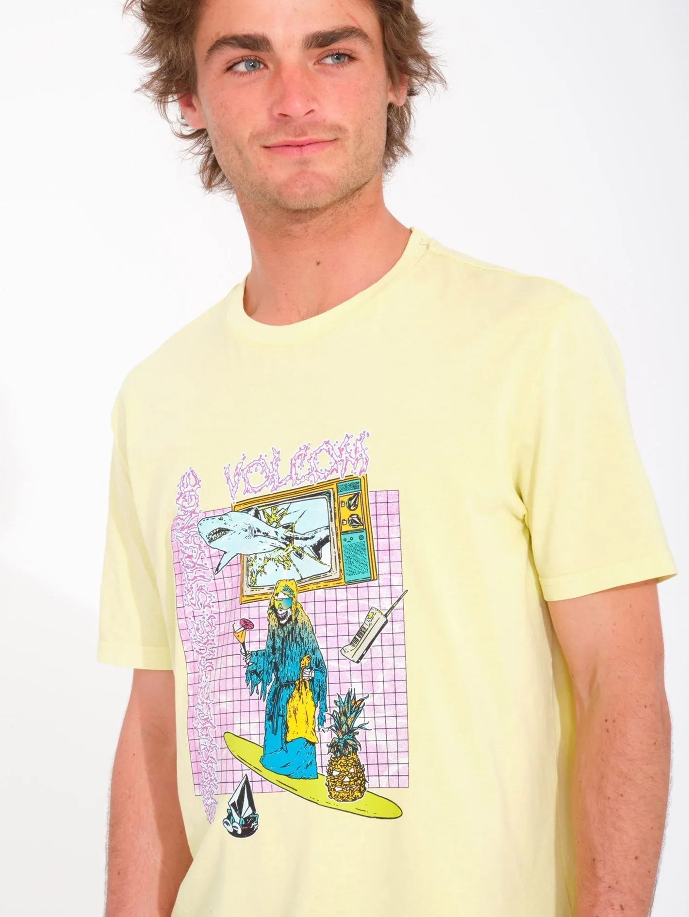 Frenchsurf T-shirt - AURA YELLOW