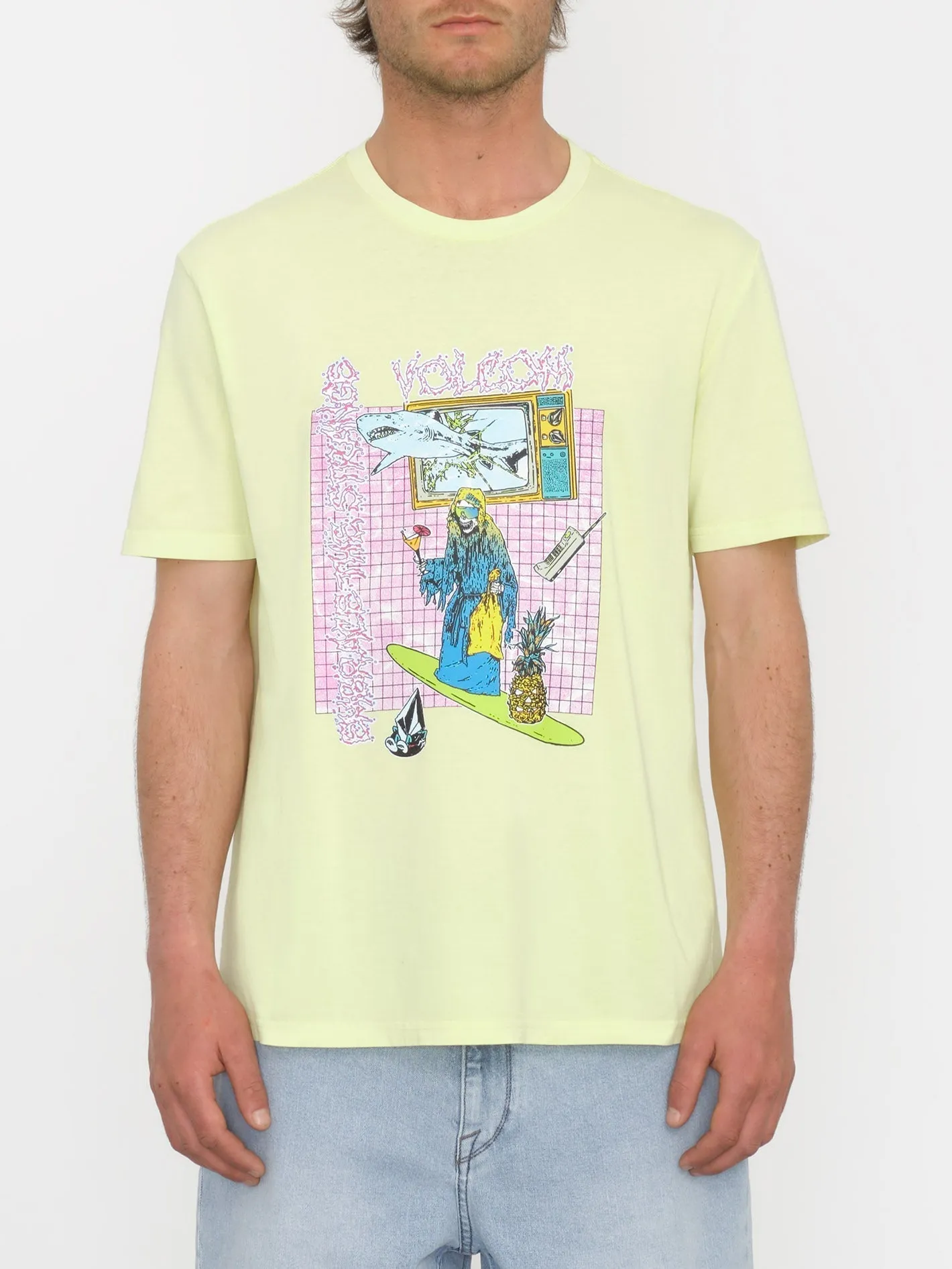 Frenchsurf T-shirt - AURA YELLOW