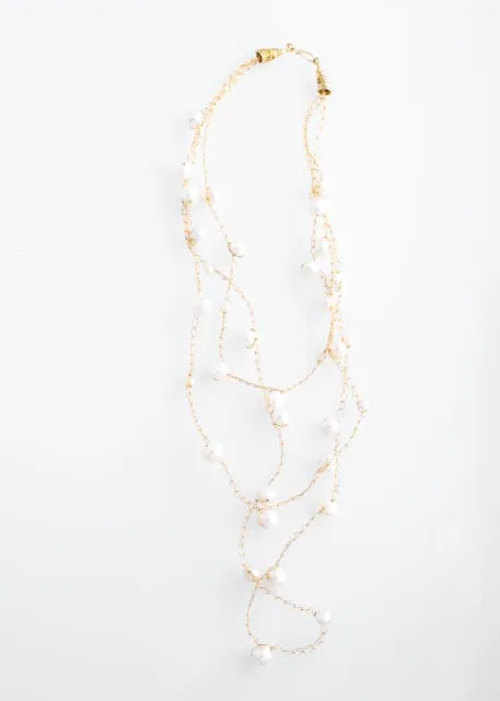 Freshwater Pearl Graduated Cloud Necklace