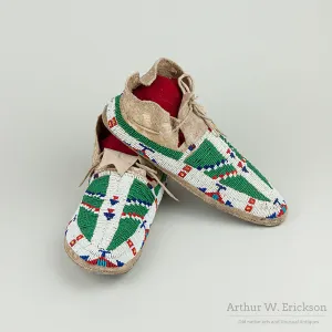 Fully Beaded Plains Moccasins