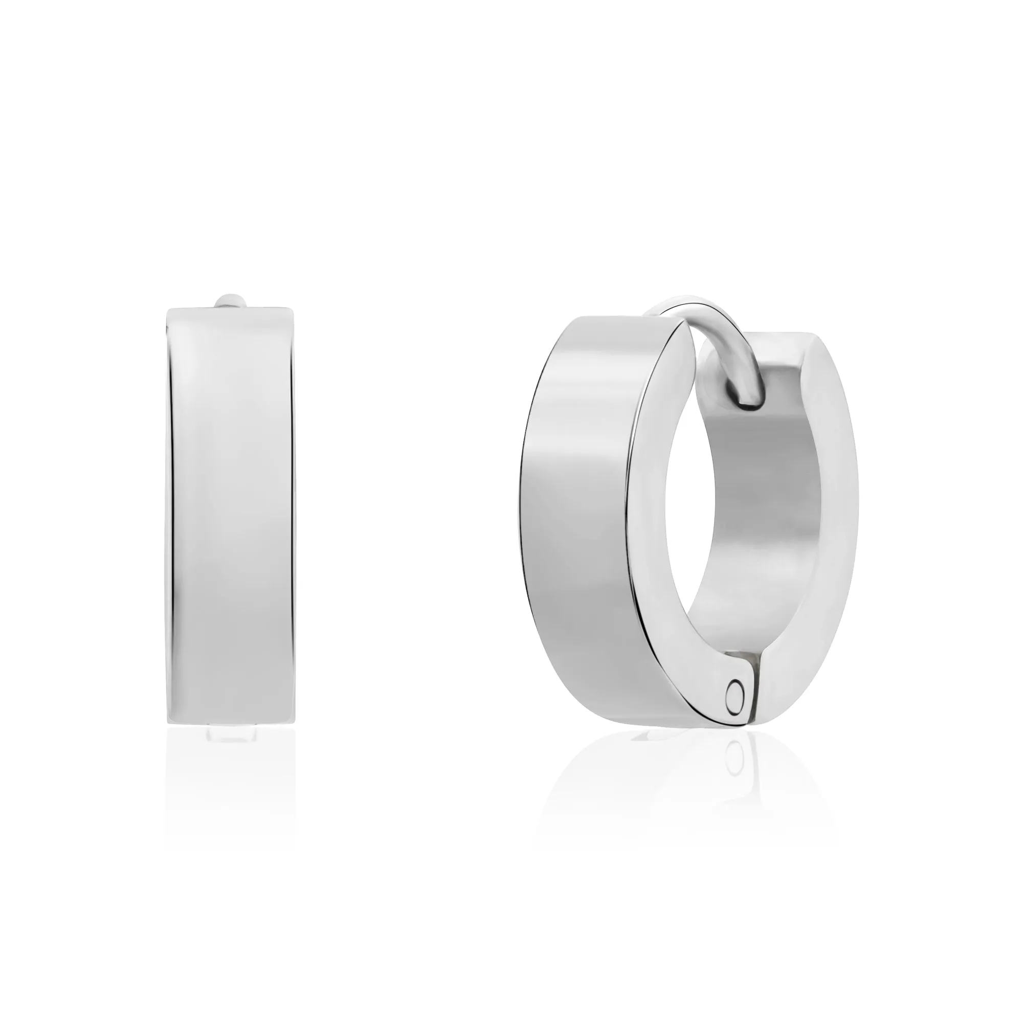 Genderless Flat Huggie Earrings