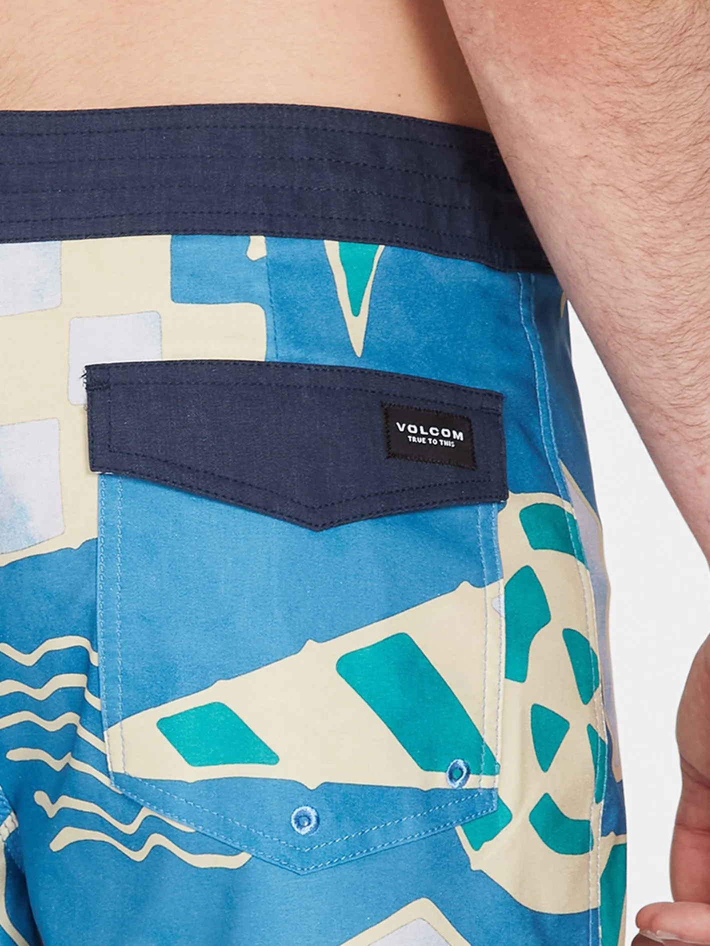 Geo Stoney 19" Boardshort - AGED INDIGO