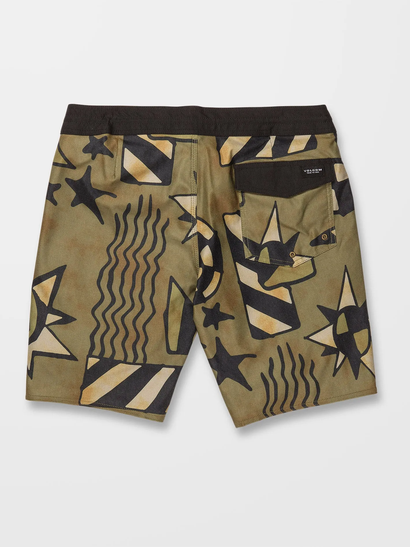 Geo Stoney 19" Boardshort - SERVICE GREEN