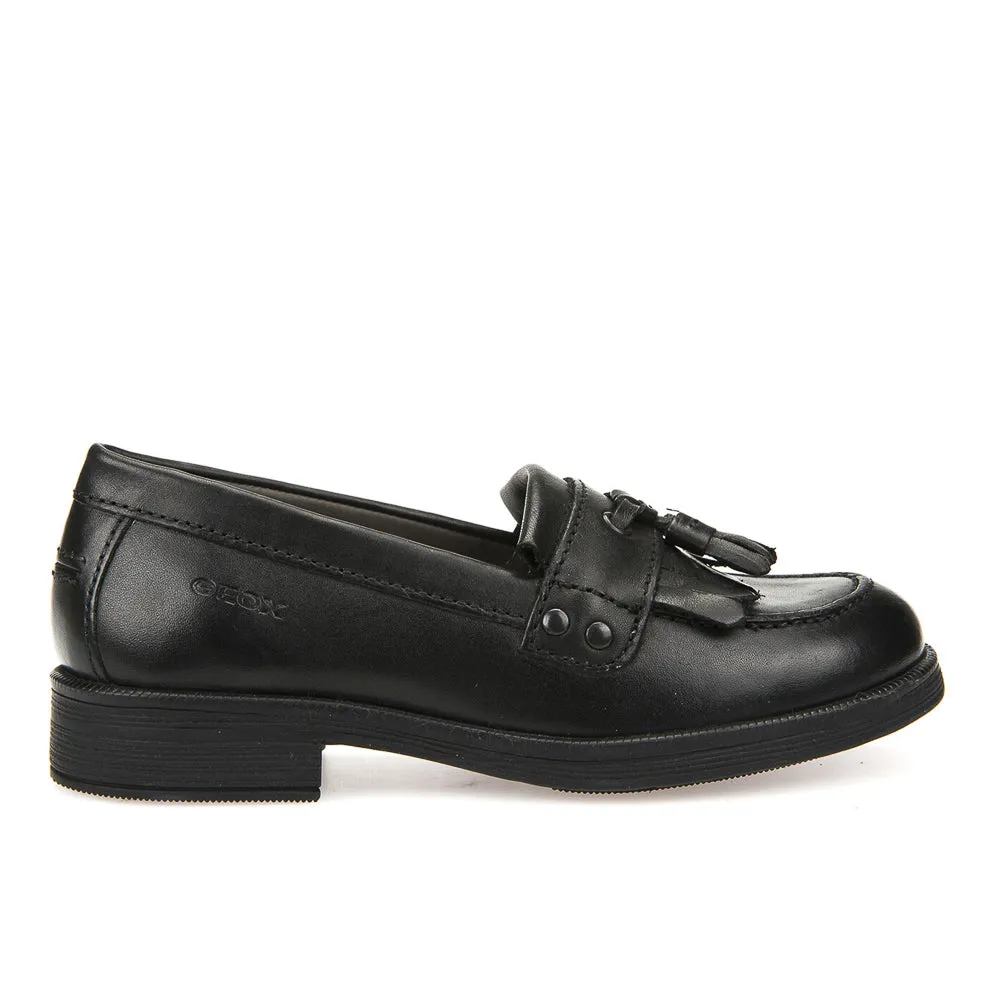 Geox Agata Black Moccasins