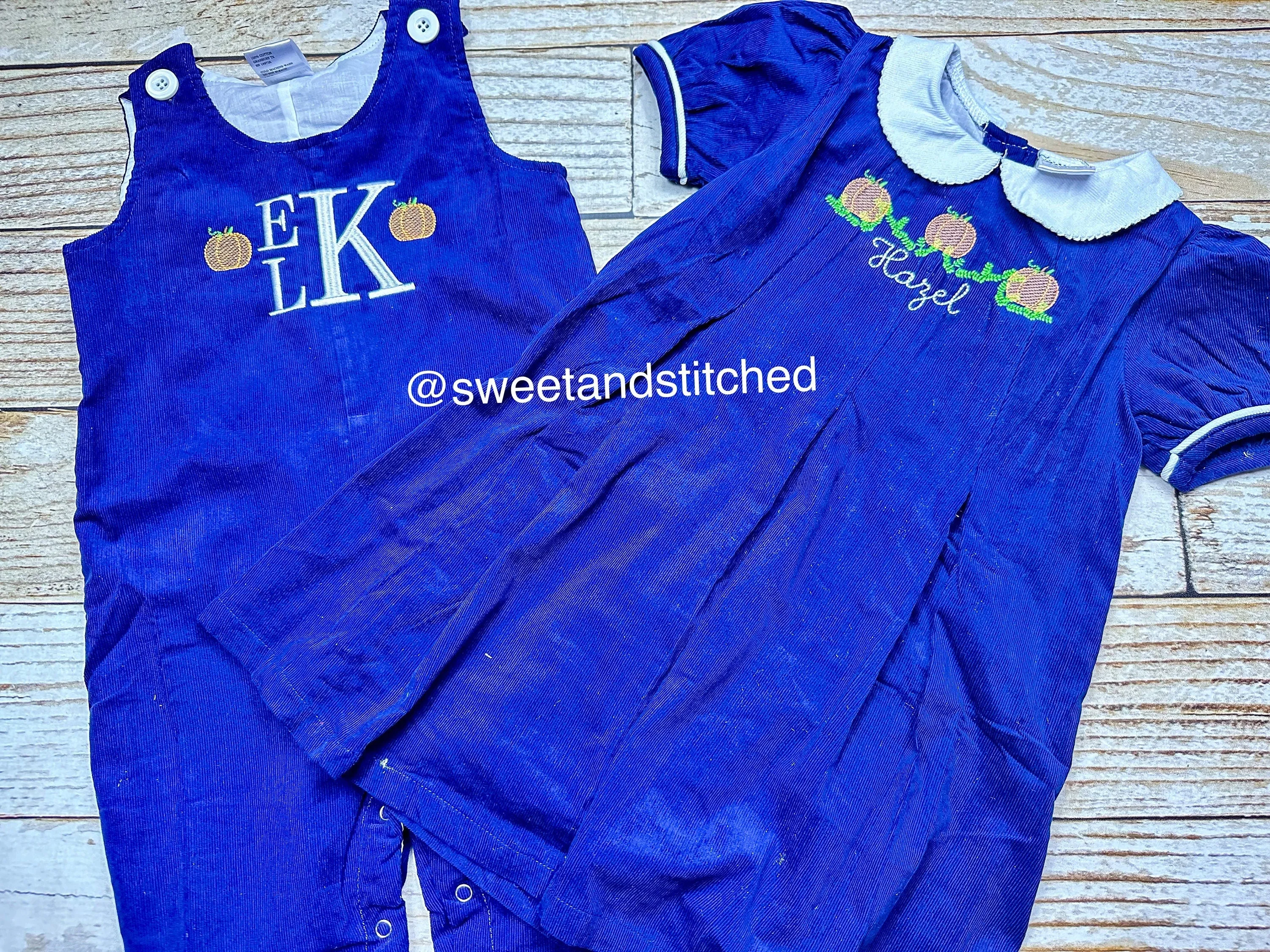 Girls monogrammed Pumpkin thanksgiving dress, Navy Corduroy Collared Fall dress, Corduroy Thanksgiving dress, pumpkin dress, turkey dress