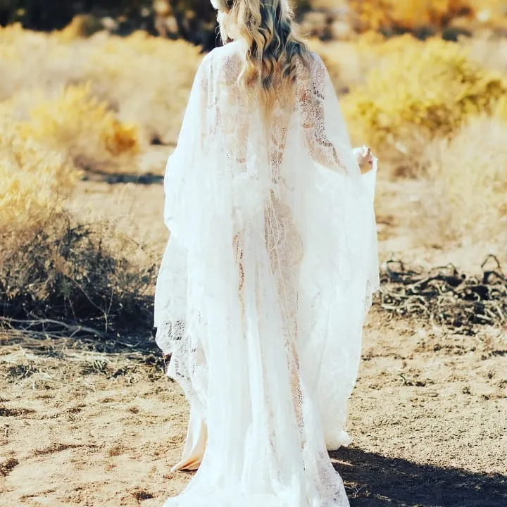 Glamorous BoHo Beachwedding Lace dream, Maternity (and not) photo dress