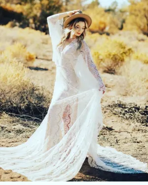 Glamorous BoHo Beachwedding Lace dream, Maternity (and not) photo dress
