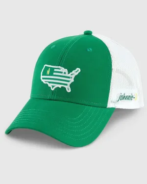 Gold Flagler Hat (Green)