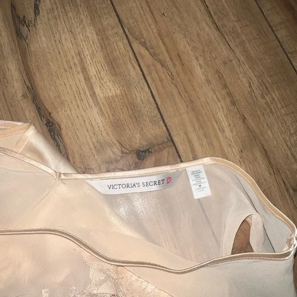 gold Victoria’s secret slip dress