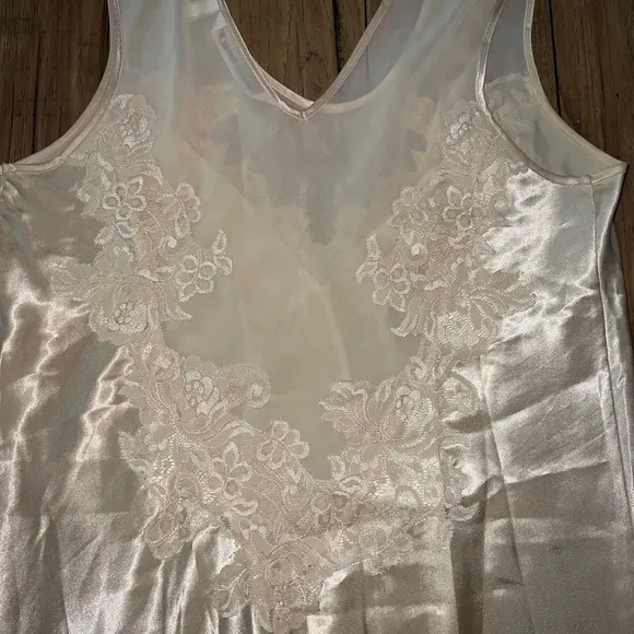 gold Victoria’s secret slip dress