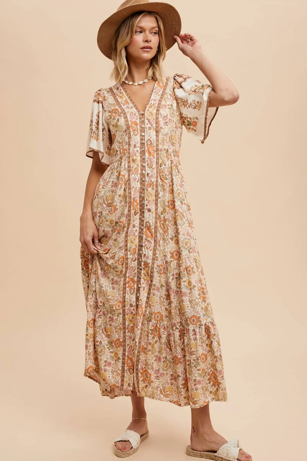 Golden Hour Midi Dress