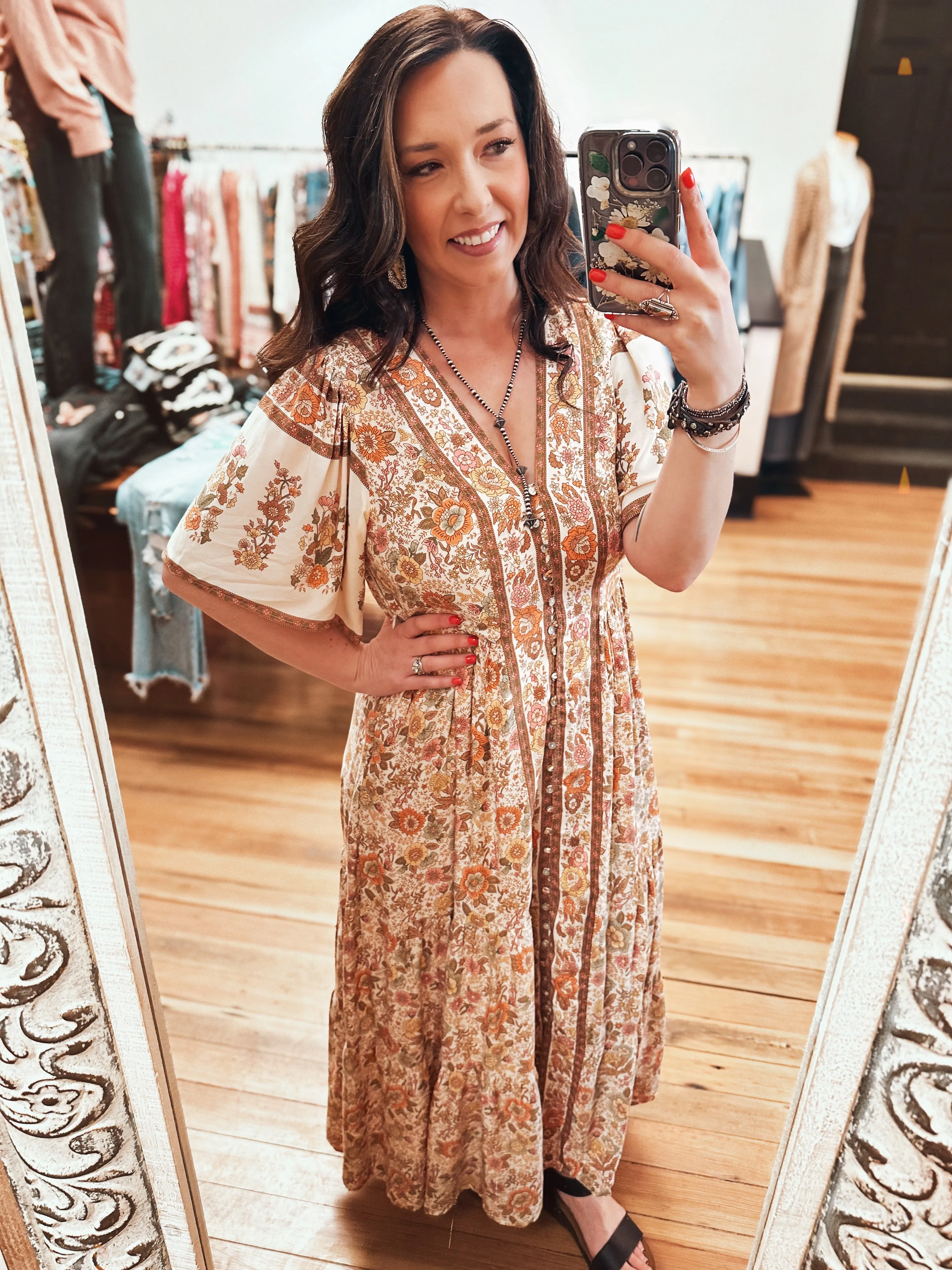 Golden Hour Midi Dress