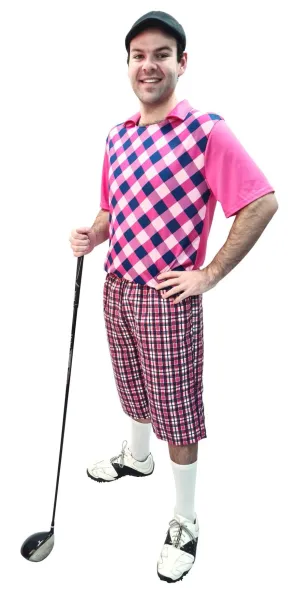 Golf Pro Men's Pink Costume